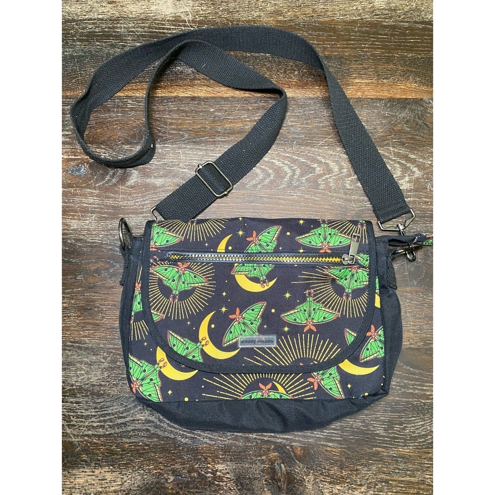 Sipsey Wilder Crossbody Bag LUNA RISING Black Butterfly Moon